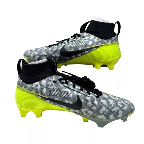 Nike Vapor Edge Pro 360 2 Low Football Cleats Men's Size 14 Volt Neon Grey Black - Picture 5 of 11